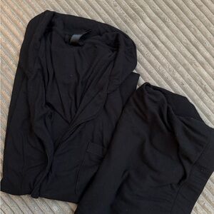 SKIMS Black Pajama Set
